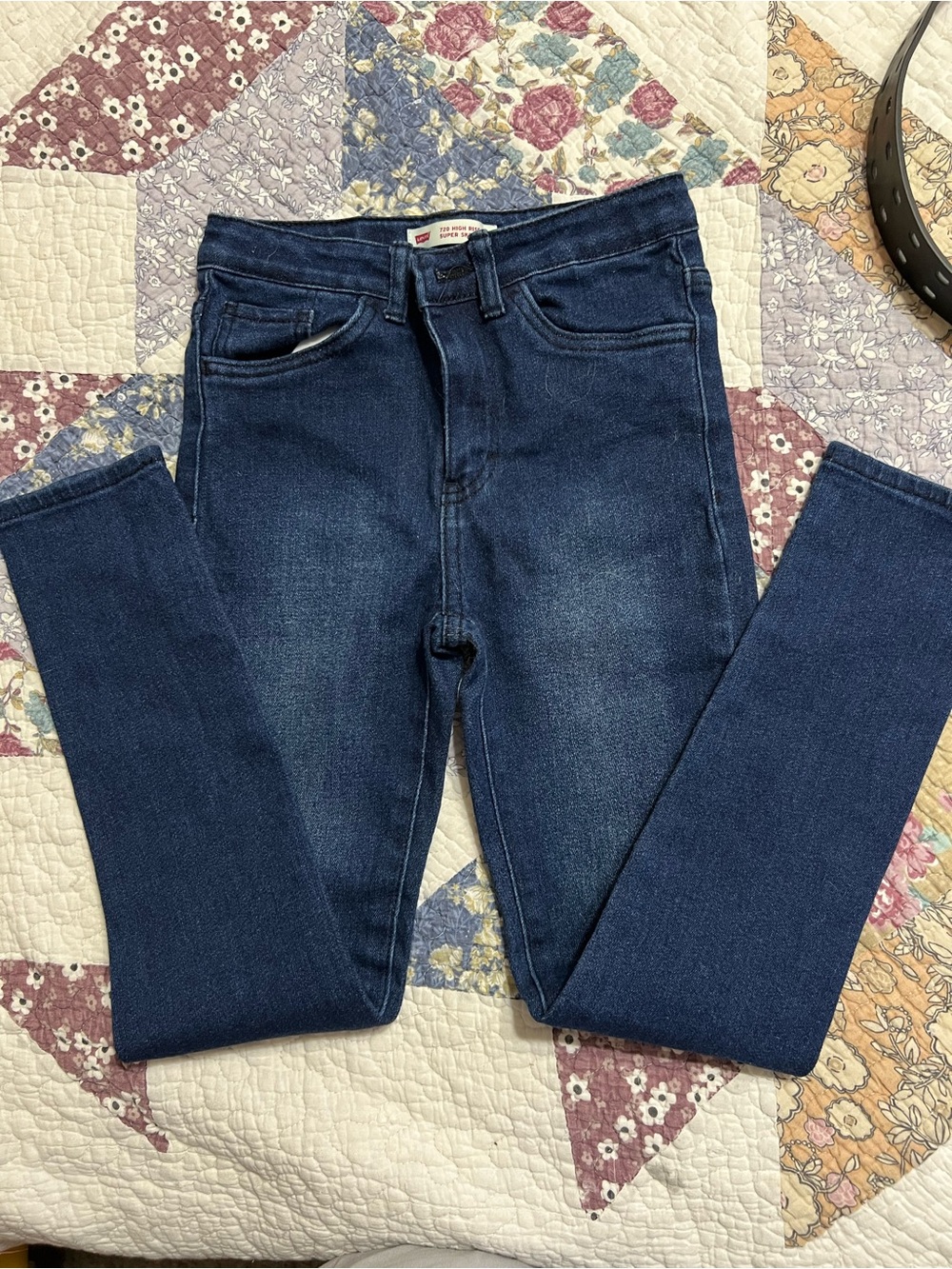 Levi's Dark Blue Kids Skinny Jeans